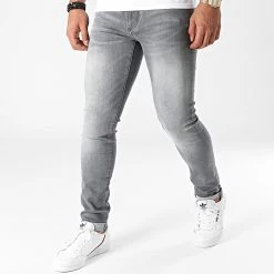 Remise 😉 Jean Super Skinny Gilmour MMDT00235 Gris de Antony Morato 😉