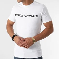 Budget 👏 Tee 👕 Shirt Men At Work Blanc de Antony Morato 🥰 6 Budget 👏 Tee 👕 Shirt Men At Work Blanc de Antony Morato 🥰 -Antony Morato Soldes antony morato 279753 MMKS02057 1000 20210819T161413 03