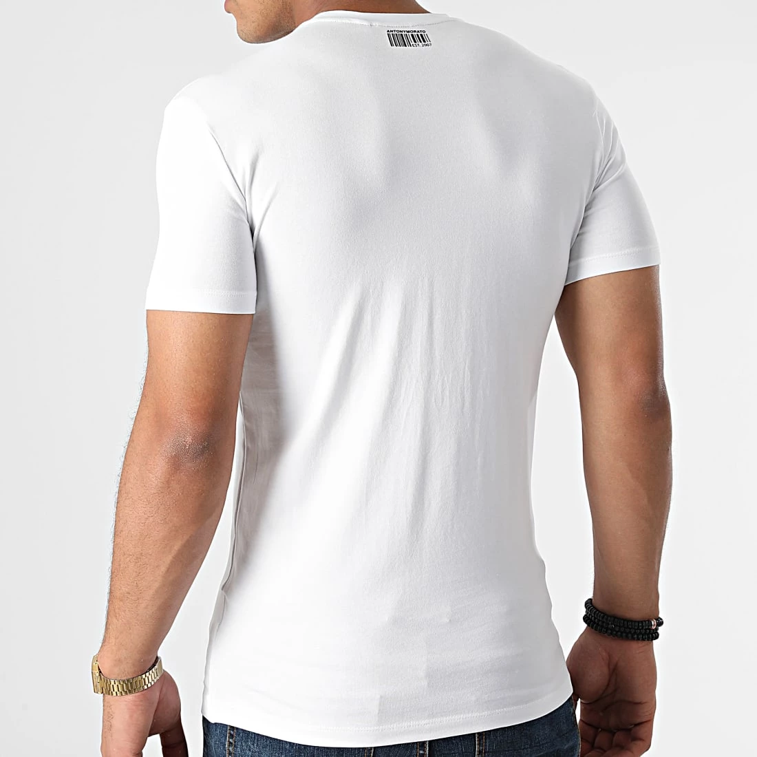 Budget 👏 Tee 👕 Shirt Men At Work Blanc de Antony Morato 🥰 4 Budget 👏 Tee 👕 Shirt Men At Work Blanc de Antony Morato 🥰 – Image 4