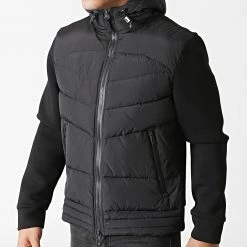 Vente flash 👍 Veste Zippée Capuche MMCO00754 Noir de Antony Morato 🔔