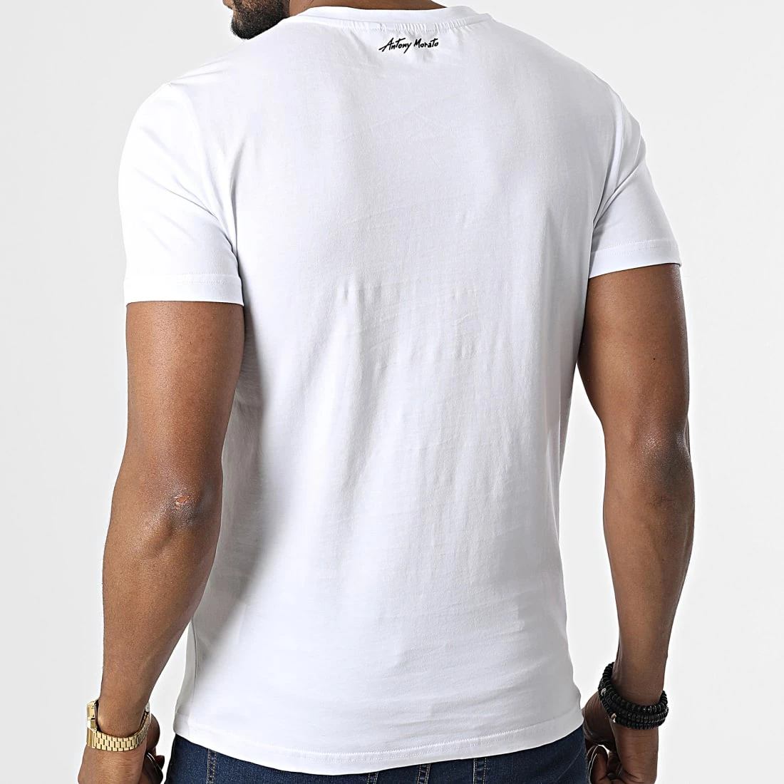 Vente flash ⌛ Tee 👚 Shirt MMKS02168 Blanc de Antony Morato 🤩 4 Vente flash ⌛ Tee 👚 Shirt MMKS02168 Blanc de Antony Morato 🤩 – Image 4