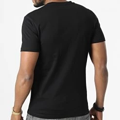 Tout neuf 🛒 Tee 👕 Shirt MMKS02116 Noir de Antony Morato 🤩 -Antony Morato Soldes antony morato 302914 MMKS02116 9000 20220214T162120 04
