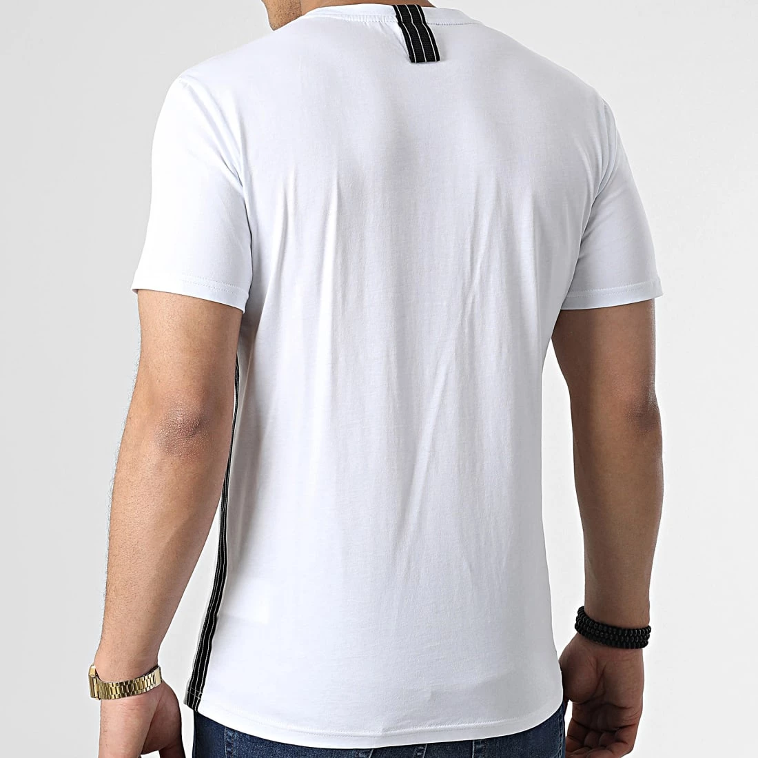 Coupon ❤️ Tee 👕 Shirt A Bandes MMKS02092 Blanc de Antony Morato 👏 4 Coupon ❤️ Tee 👕 Shirt A Bandes MMKS02092 Blanc de Antony Morato 👏 – Image 4