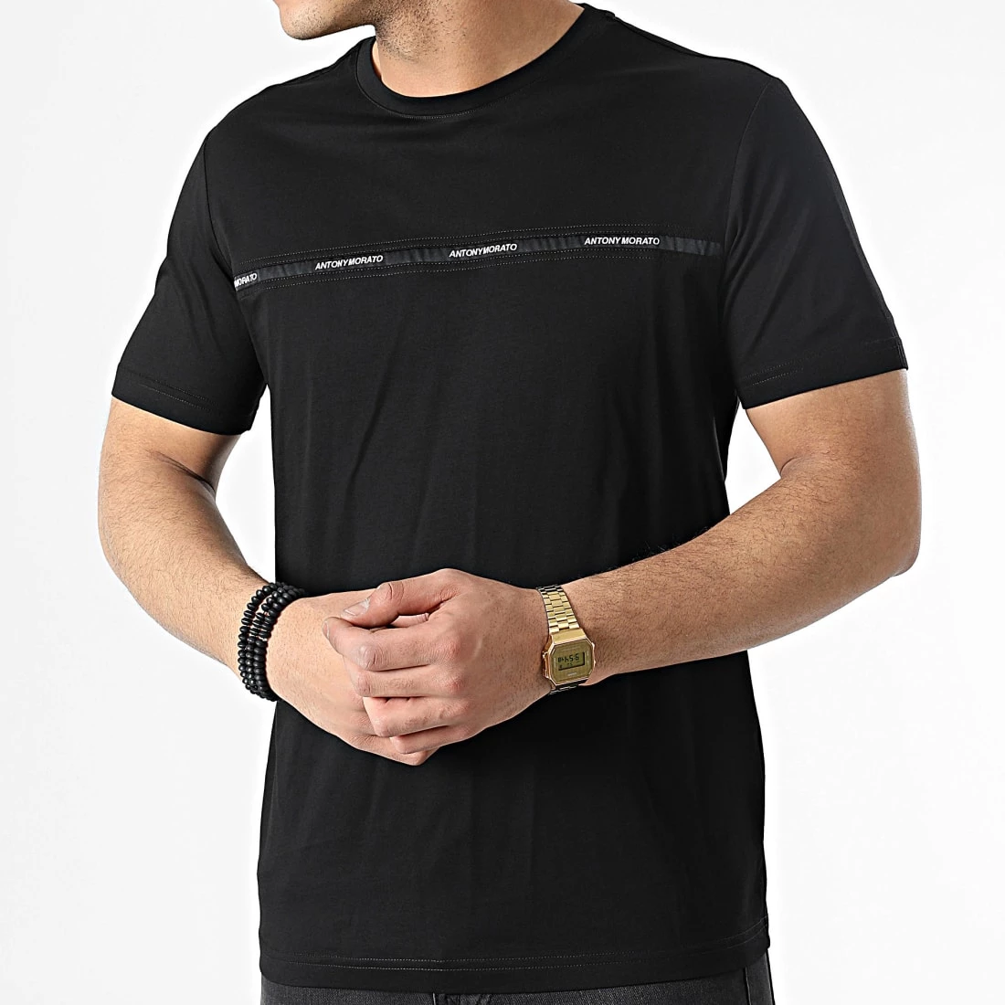 Offres ⭐ Tee 👚 Shirt MMKS02099 Noir de Antony Morato 👏 3 Offres ⭐ Tee 👚 Shirt MMKS02099 Noir de Antony Morato 👏 – Image 3