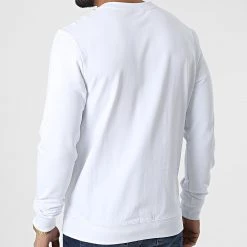 Sortie 🌟 Sweat Crewneck MMFL00691 Blanc de Antony Morato 🤩 -Antony Morato Soldes antony morato 307991 MMFL00691 1000 20220310T145815 04