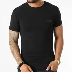 Top 10 ⭐ Tee 👚 Shirt MMKS02212 Noir de Antony Morato 💯 -Antony Morato Soldes antony morato 331039 MMKS02212 9000 20220804T161539 03