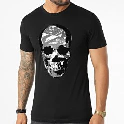 Coupon 👏 Tee 👕 Shirt MMKS02213 Noir de Antony Morato 🧨