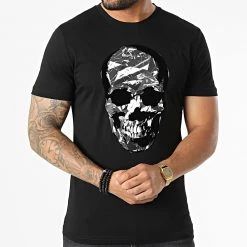 Coupon 👏 Tee 👕 Shirt MMKS02213 Noir de Antony Morato 🧨 -Antony Morato Soldes antony morato 331046 MMKS02213 9000 20220804T161523 03