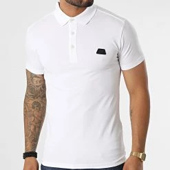Sortie 🎉 Polo Manches Courtes MMKS02210 Blanc de Antony Morato 🌟