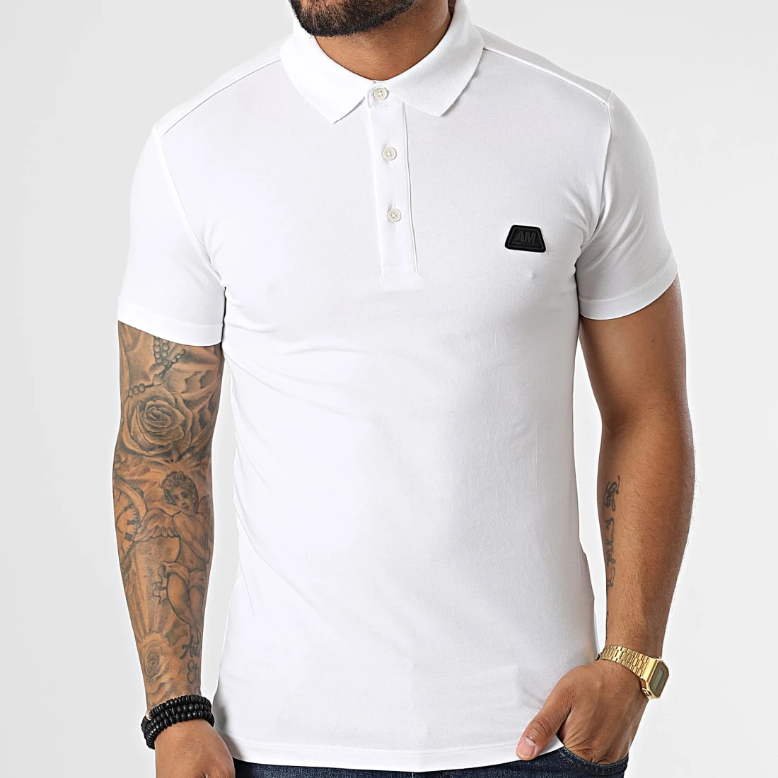 Sortie 🎉 Polo Manches Courtes MMKS02210 Blanc de Antony Morato 🌟 3 Sortie 🎉 Polo Manches Courtes MMKS02210 Blanc de Antony Morato 🌟 – Image 3