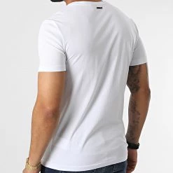 Top 10 😉 Tee 👕 Shirt MMKS02213 Blanc de Antony Morato 😍 -Antony Morato Soldes antony morato 331052 MMKS02213 1000 20220804T161404 04