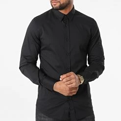 De gros 🎁 Chemise Manches Longues MMSL00694 Noir de Antony Morato 💯 6 De gros 🎁 Chemise Manches Longues MMSL00694 Noir de Antony Morato 💯 -Antony Morato Soldes antony morato 332488 MMSL00694 9000 20220816T135059 03