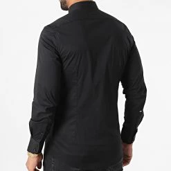 De gros 🎁 Chemise Manches Longues MMSL00694 Noir de Antony Morato 💯 7 De gros 🎁 Chemise Manches Longues MMSL00694 Noir de Antony Morato 💯 -Antony Morato Soldes antony morato 332488 MMSL00694 9000 20220816T135100 04