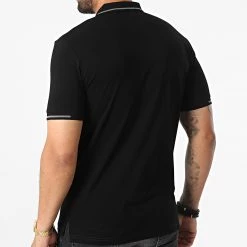 Grosses soldes ⌛ Polo Manches Courtes Col Zippé MMKS02194 Noir de Antony Morato 🤩 -Antony Morato Soldes antony morato 332503 MMKS02194 9000 20220816T124343 04