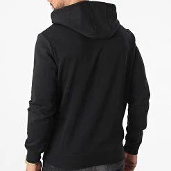 Promo 🔥 Sweat Zippé Capuche MMFL00892 Noir de Antony Morato ✨ -Antony Morato Soldes antony morato 332510 MMFL00892 9000 20220816T124409 04
