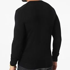 Vente flash 🧨 Pull MMSW01319 Noir de Antony Morato 💯 -Antony Morato Soldes antony morato 332514 MMSW01319 9000 20220816T124622 04