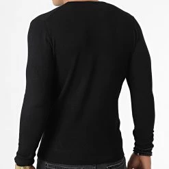 Meilleur prix ❤️ Pull MMSW01304 Noir de Antony Morato 😀 -Antony Morato Soldes antony morato 334014 MMSW01304 9000 20220830T150245 04