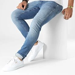 Top 10 🥰 Jean MMDT00241 Bleu Denim de Antony Morato 🔔 -Antony Morato Soldes antony morato 334018 MMDT00241 7010 20220829T155743 03