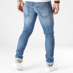 Top 10 🥰 Jean MMDT00241 Bleu Denim de Antony Morato 🔔 -Antony Morato Soldes antony morato 334018 MMDT00241 7010 20220829T155744 04