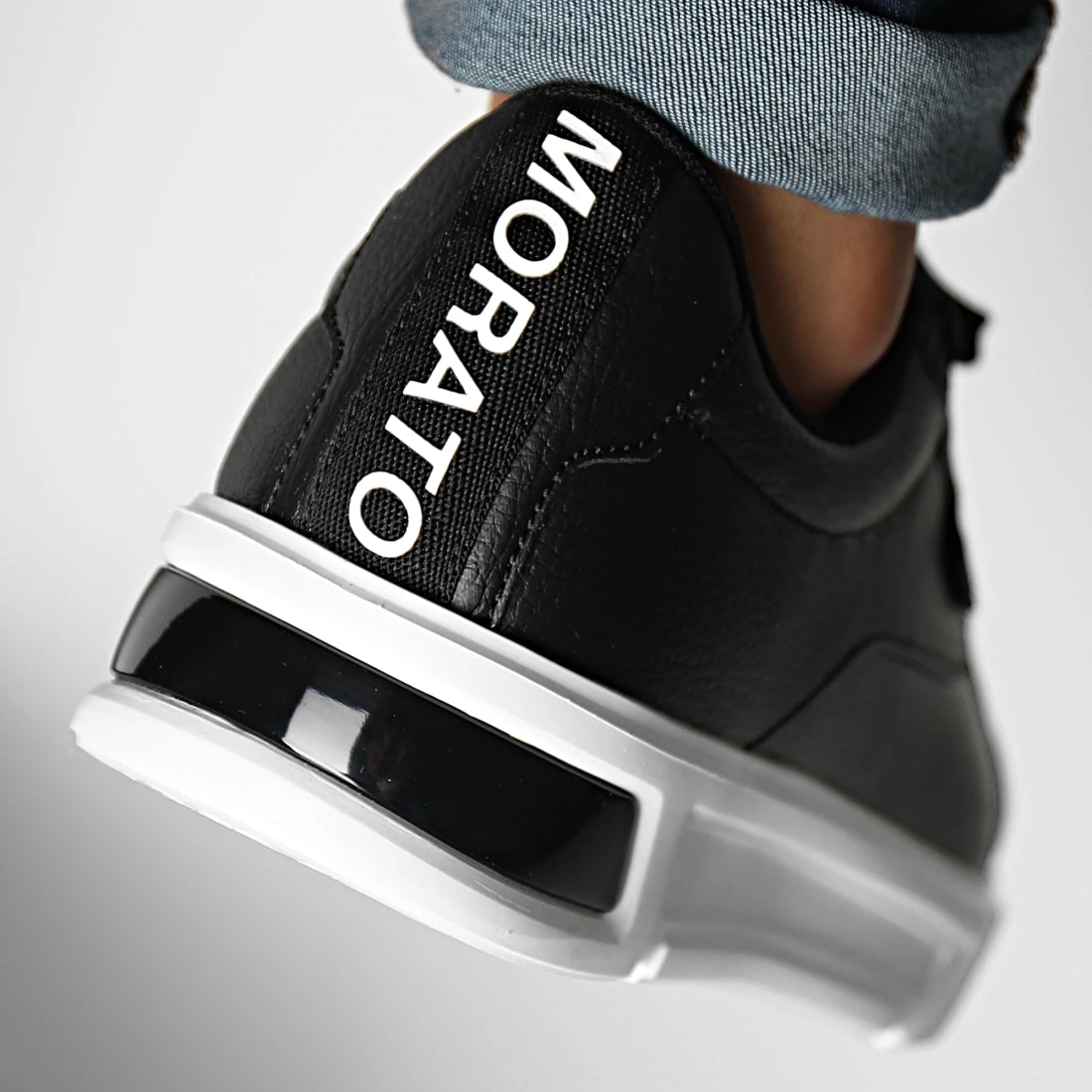 Tout neuf 🎉 Baskets 👟 Sneakers MMFW01504 Black White de Antony Morato 🥰 4 Tout neuf 🎉 Baskets 👟 Sneakers MMFW01504 Black White de Antony Morato 🥰 – Image 4