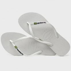 Remise 🔔 Tongs Femme Slim Brasil Logo White de Havaianas 🤩 -Antony Morato Soldes havaianas 135104 4140713 0001 20210629T141932 04