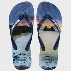 Grosses soldes 🛒 Tongs Hype Bleu Marine Sunset de Havaianas ✨