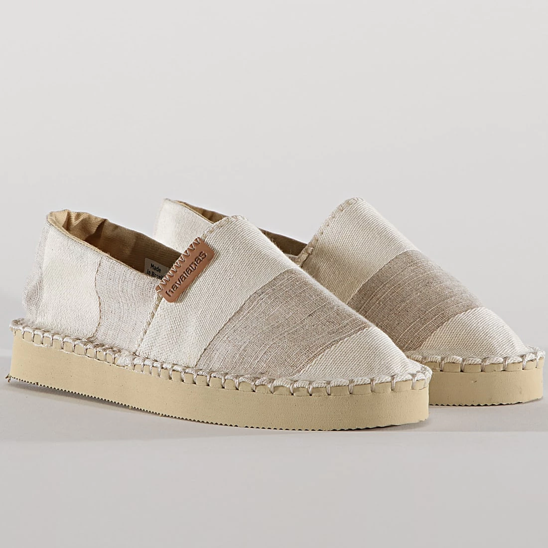 Nouveau 😀 Espadrilles Classic Flatform Beige de Havaianas 🎉 1 Nouveau 😀 Espadrilles Classic Flatform Beige de Havaianas 🎉