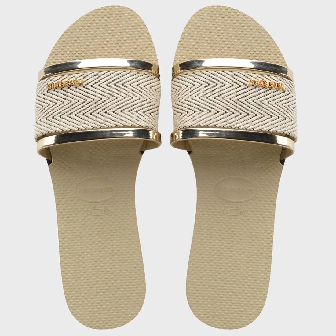Bon marché 🥰 Claquettes Femme You Trancoso Premium Beige Doré de Havaianas 👍 1 Bon marché 🥰 Claquettes Femme You Trancoso Premium Beige Doré de Havaianas 👍