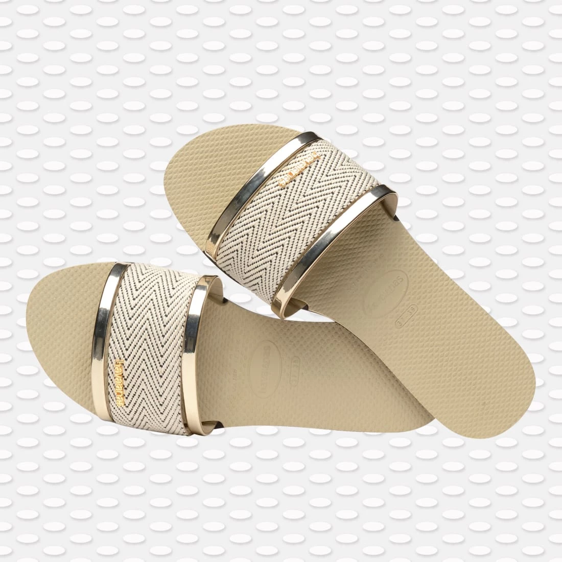 Bon marché 🥰 Claquettes Femme You Trancoso Premium Beige Doré de Havaianas 👍 3 Bon marché 🥰 Claquettes Femme You Trancoso Premium Beige Doré de Havaianas 👍 – Image 3