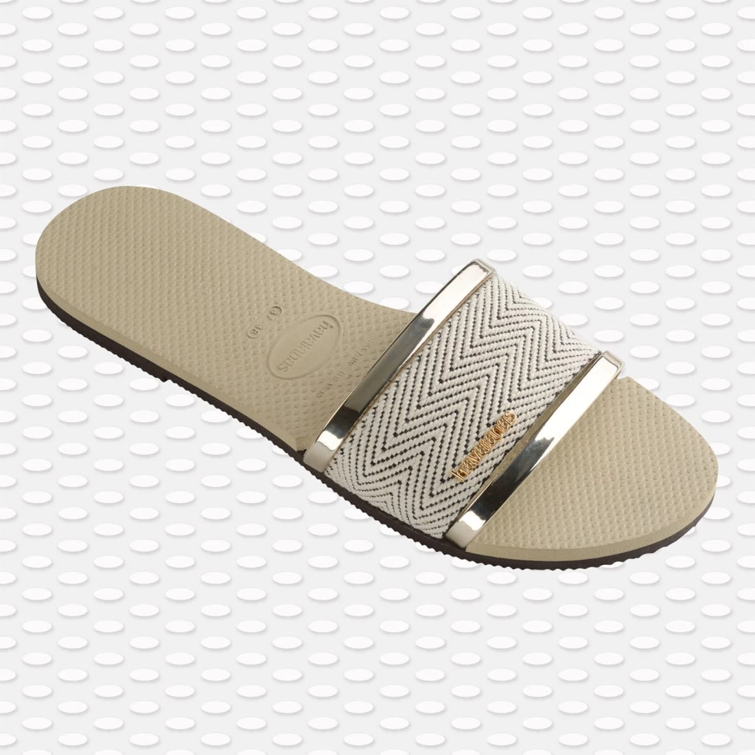 Bon marché 🥰 Claquettes Femme You Trancoso Premium Beige Doré de Havaianas 👍 4 Bon marché 🥰 Claquettes Femme You Trancoso Premium Beige Doré de Havaianas 👍 – Image 4