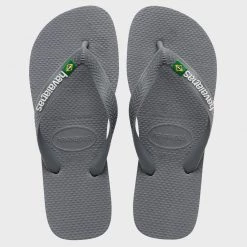 Remise ✨ Tongs Brasil Logo Gris de Havaianas 🥰