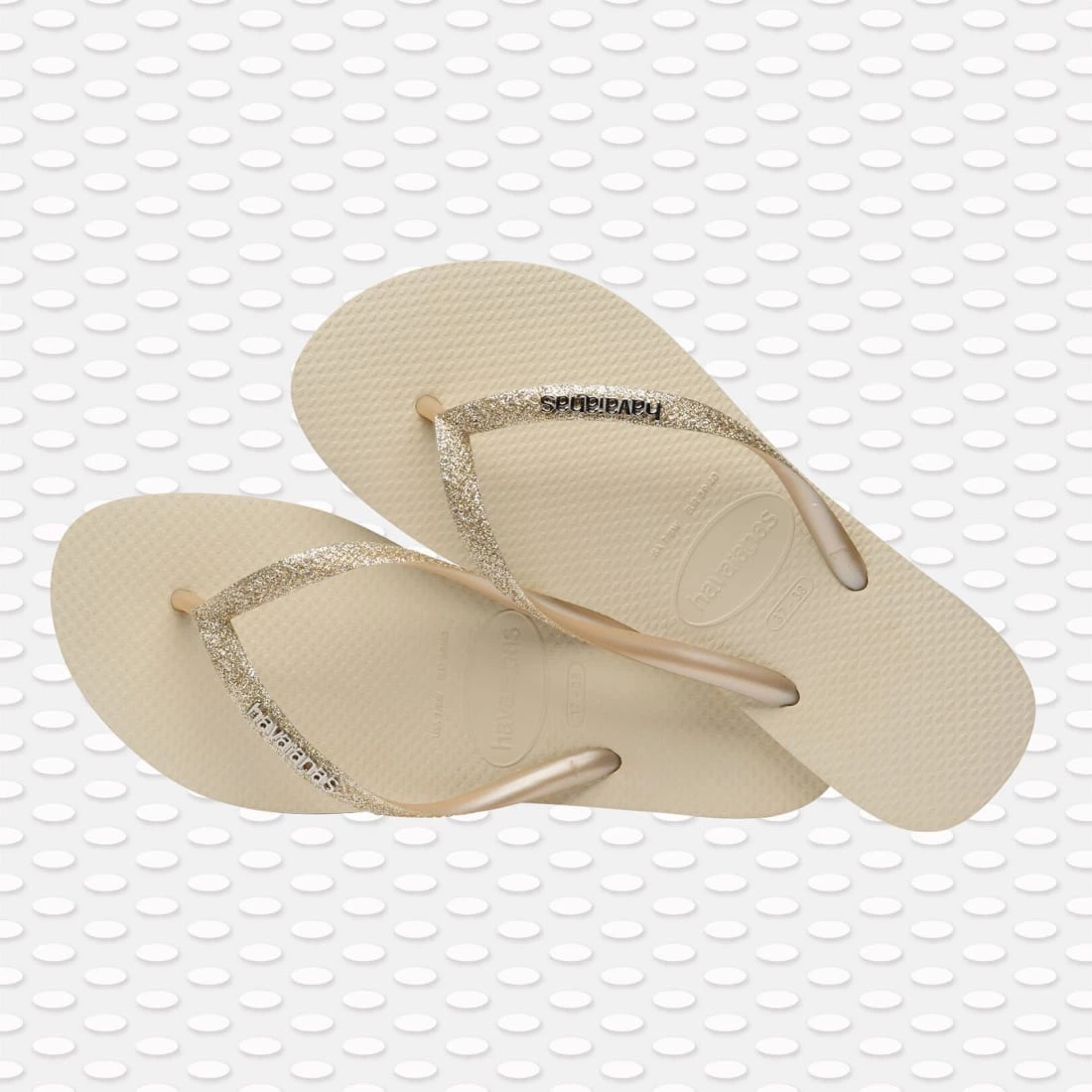 Meilleure affaire 🛒 Tongs Femme Glitter Beige de Havaianas 👏 4 Meilleure affaire 🛒 Tongs Femme Glitter Beige de Havaianas 👏 – Image 4