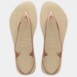 Meilleure vente 👍 Tongs Femme Sunny II Beige de Havaianas 💯