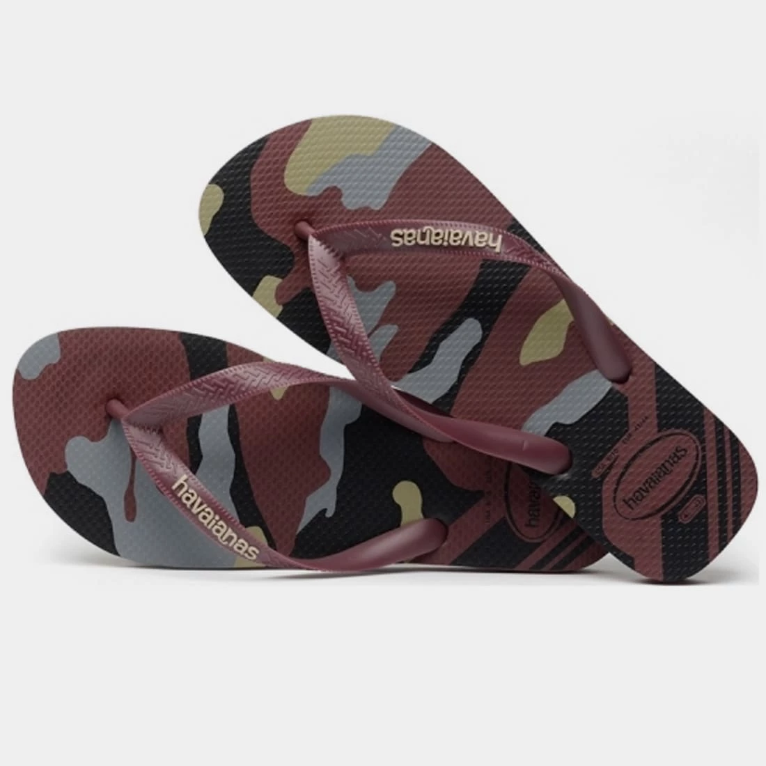Vente flash 🎁 Tongs Top Camo Bordeaux de Havaianas ✨ 4 Vente flash 🎁 Tongs Top Camo Bordeaux de Havaianas ✨ – Image 4