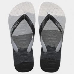 Le moins cher ❤️ Tongs Logo Mania 4146364 Dégradé Noir de Havaianas 🔥