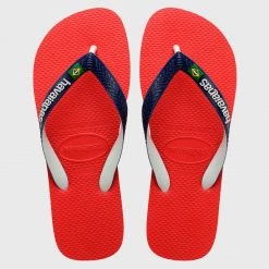 Grosses soldes 👏 Tongs Brasil Mix Rouge de Havaianas 🎁