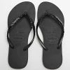 Vente flash ⌛ Tongs Femme Slim Glitter II Noir de Havaianas 🔔