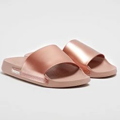 Meilleure affaire 😍 Claquettes Femme Slide Classic Metallic Rose de Havaianas 🛒