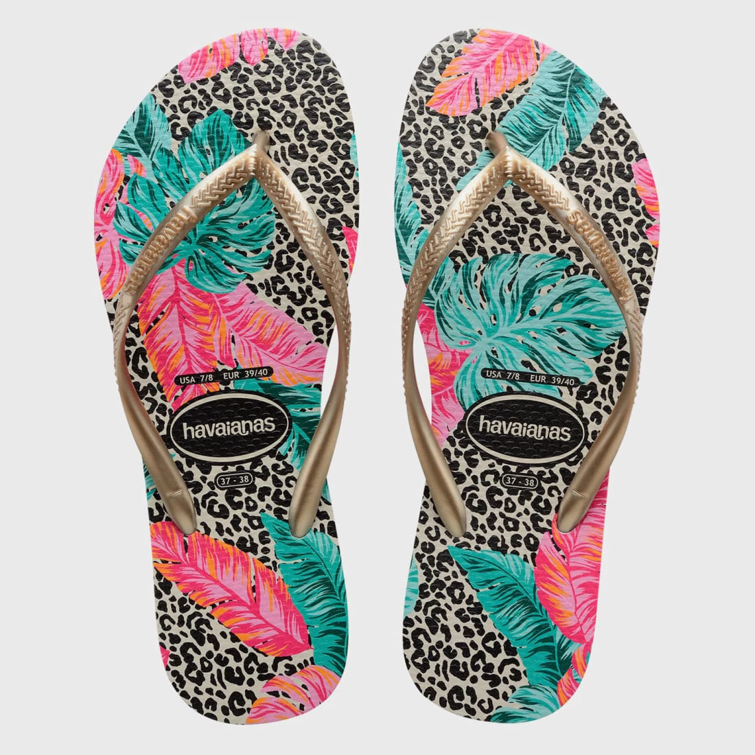 Offres 😍 Tongs Femme Slim Animals Floral Beige de Havaianas 😍 1 Offres 😍 Tongs Femme Slim Animals Floral Beige de Havaianas 😍