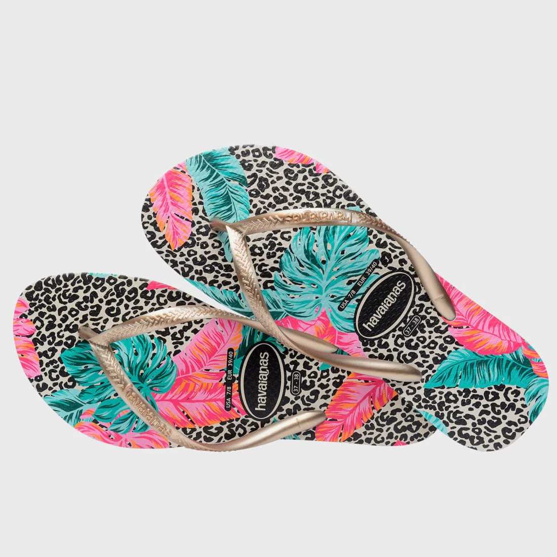 Offres 😍 Tongs Femme Slim Animals Floral Beige de Havaianas 😍 4 Offres 😍 Tongs Femme Slim Animals Floral Beige de Havaianas 😍 – Image 4