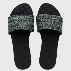 De gros 🔔 Claquettes Femme You Malta Noir Bleu de Havaianas 🌟