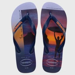 Meilleur prix ❤️ Tongs Hype Bleu Marine de Havaianas 🥰