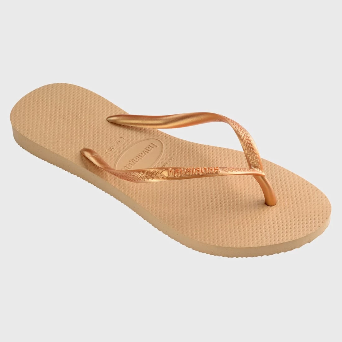 Meilleur prix ⭐ Tongs Femme Slim Beige de Havaianas 👍 2 Meilleur prix ⭐ Tongs Femme Slim Beige de Havaianas 👍 – Image 2