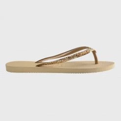 Grosses soldes ✨ Tongs Femme Slim Glitter II Beige de Havaianas ✨ -Antony Morato Soldes havaianas 318009 4146975 0154 20220511T152704 03