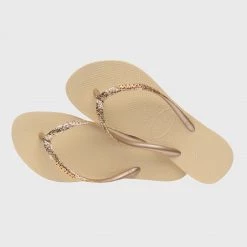 Grosses soldes ✨ Tongs Femme Slim Glitter II Beige de Havaianas ✨ -Antony Morato Soldes havaianas 318009 4146975 0154 20220511T152705 04