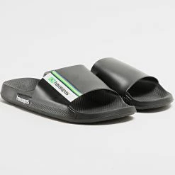 Vente flash 👏 Claquettes Slide Classic Noir de Havaianas 🛒