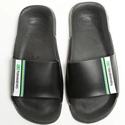 Vente flash 👏 Claquettes Slide Classic Noir de Havaianas 🛒 -Antony Morato Soldes havaianas 318016 4147319 0090 20220609T161633 03