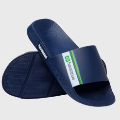 Nouveau 👍 Claquettes Slide Classic Bleu Marine de Havaianas 😀 -Antony Morato Soldes havaianas 326090 4147319 0555 20220705T154447 06