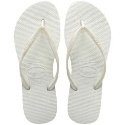 Offres 🔔 Tongs Femme Slim Blanc de Havaianas 🔥