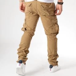 Budget 🎁 Pantalon Cargo Mirado Camel de Le Temps Des Cerises ✔️ -Antony Morato Soldes le temps des cerises 165313 PHMIRADO SAFARI 20190104T120912 05